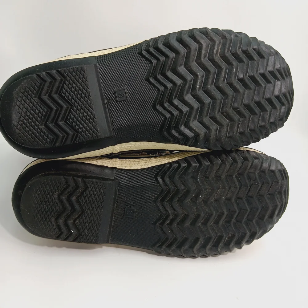 Men's Brown and Black Snow Boots